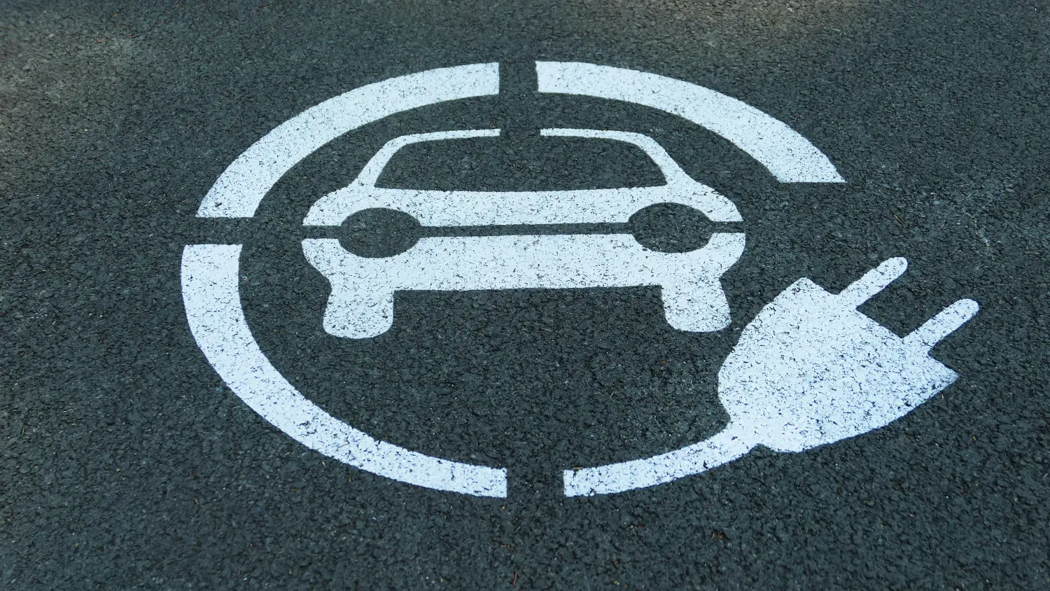 Ladesymbol für Elektroautos